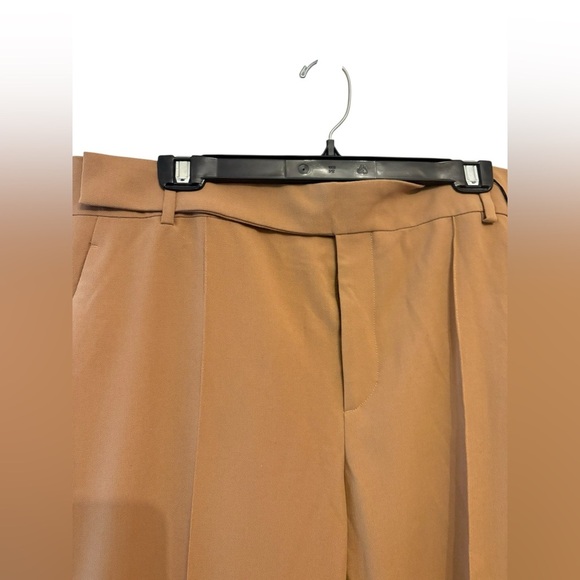 Zara Tan Straight Leg Pants - Picture 3 of 4